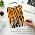 thumbnail image 5 of FMSHPON Tiger Texture Clipboard Hardboard Wood Nursing Clip Board and Pull for Standard A4 Letter 13x9 inches, 5 of 7