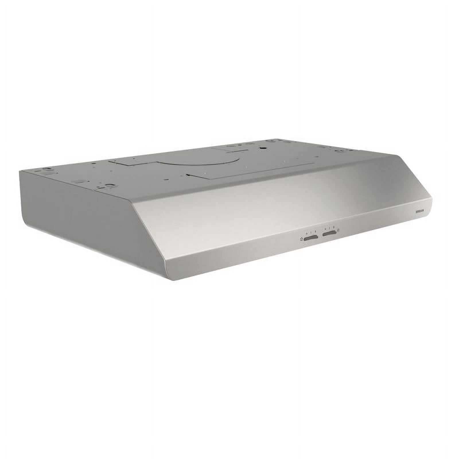 Broan Sahale 30-Inch Convertible Under-Cabinet Range Hood, 250 CFM, Stainless Steel