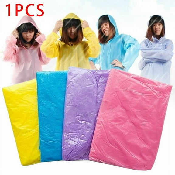 Ana Disposable Raincoat Adult Unisex Waterproof Camping Festival Poncho Outdoor