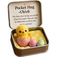 thumbnail image 5 of Easter Pocket Hug Box Felt Figurine Set – Mini Bunny, Chick, Lamb & Moai Plush Toys in Tin Case ,  Portable Holiday Gift for Easter Baskets, Kids & Loved Ones, 5 of 5