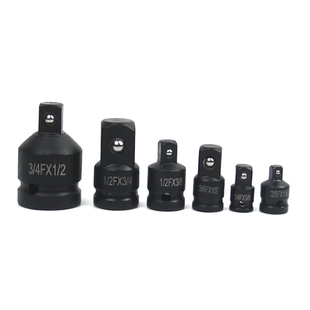 YongCo 1/2inch To 3/8 3/8 To 1/4 3/4 To 1/2inch Socket Convertor Adapter Reducers Set Impacts Socket Adapter for Car Bicycles G