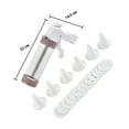 thumbnail image 2 of FUTUREORYY Manual Operation Cookie Piping Presser Baking Tool White 1 Set, 2 of 8