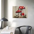 thumbnail image 4 of Orinice Vintage Mushroom  - Mushroom Wall Decor, Retro Mushroom Wall Art Prints, Cottagecore Room Decor Aesthetic, Earthy Dictionary Mushroom Picture for Home Bedroom  16x12in, 4 of 6
