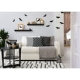 thumbnail image 3 of Simply Daisy 18" x 18" Spooky Cats Decorative Throw Pillow, Steel Gray, 3 of 4