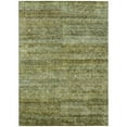 thumbnail image 2 of HomeRoots 605624 9 x 12 ft. Olive Green & Brown Striped Washable Indoor & Outdoor Rectangle Area Rug, 2 of 5