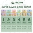 thumbnail image 6 of Happy Little Camper Super Saver Baby Diapers, Size 3, 25 Count, 6 of 9