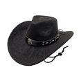 thumbnail image 4 of Classic Western Cowboy Hat for Outdoor Fashion and Seasonal Headwear for Parties Riding and Western Themed Events, Black, 4 of 4