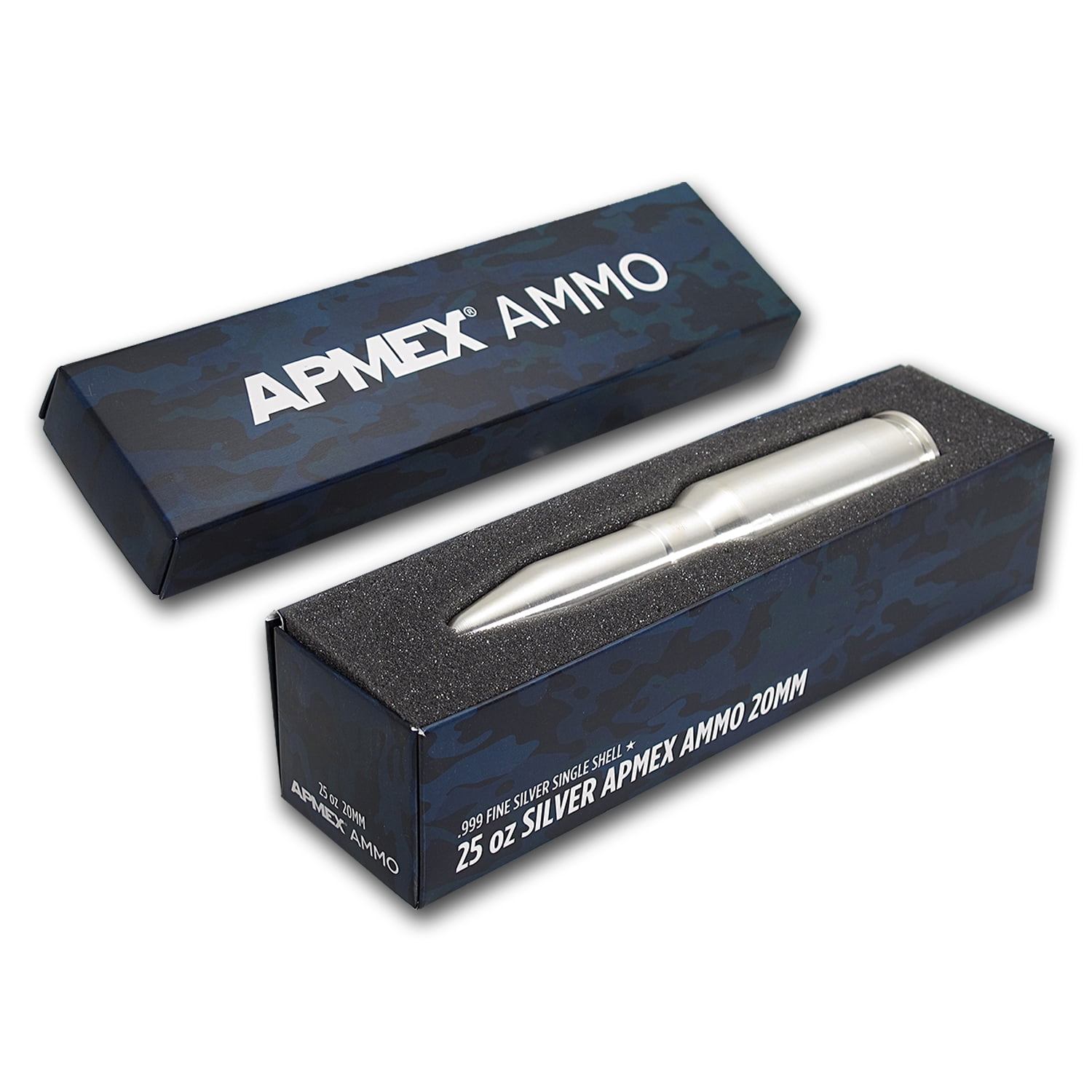 25 oz Silver Bullet - 20 mm Cannon