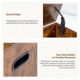 thumbnail image 6 of CONCETTA Extra Large Wooden Storage Bench & Chest with Safety Hinges, Shoe Bench and Entryway Storage, Rust, 6 of 8