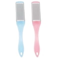 thumbnail image 1 of FELTECHELECTR 2 limas de doble cara para pies, removedor de piel muerta, herramienta para limar callos (rosa, azul), 1 of 7
