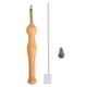 thumbnail image 1 of 2-3 del paquete Plumas de con mango de madera Costura 14.8cm BLESIY Pluma de aguja de punzón de bordado, 1 of 8