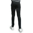 thumbnail image 2 of G-Style USA Men's Hip Hop Slim Fit Track Pants - Athletic Jogger Colorblock Knee Side Stripe - Royal Blue - 2X-Large, 2 of 6