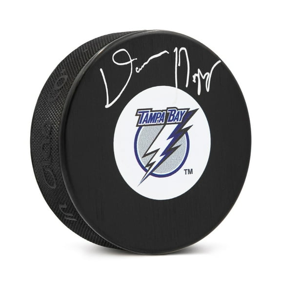 Daren Puppa Autographed Tampa Bay Hockey Puck