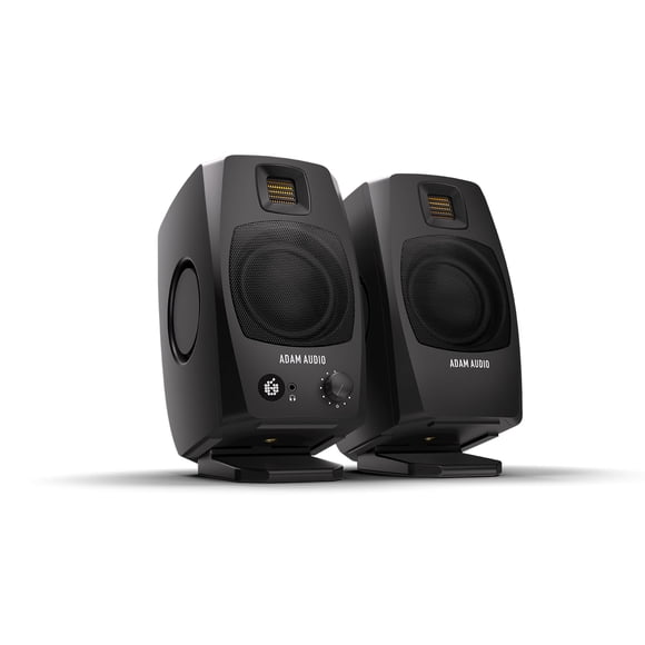 Sistema de monitoreo activo de escritorio ADAM Audio D3V con conexión USB-C (par, negro)