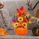 thumbnail image 5 of Calabaza de Halloween, modelo de calabaza falsa, adorno de calabaza artificial decorativo, decoración de Halloween para escritorio, hogar, regalos Estilo C, 5 of 6