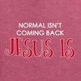 thumbnail image 2 of Normal Isnâ€™t Coming Back Jesus Is Inspirational/Christian Mens Long Sleeve Shirt, Vintage Heather Red, 3X-Large, 2 of 5