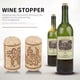 thumbnail image 4 of Lot de 100 bouchons de bouteille de vin en bois naturel 22 x 44 mm, 4 of 4