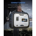 thumbnail image 6 of 5000W Quiet Inverter Generator Portable for Home, RV, Camping, 120V/30A, Epa Emission Standard Compliant, 6 of 11