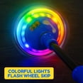 thumbnail image 5 of Skip Ball for Kids, Ankle Skip Ball Toy with Counter, Timer and Cal Calculator, Boys Birthday Gifts for Age 6 7 8 9 10+, Rechargeable Colorful Flash Wheel Skip Ball for Boys, Indoor Outdoor Toys, 5 of 7