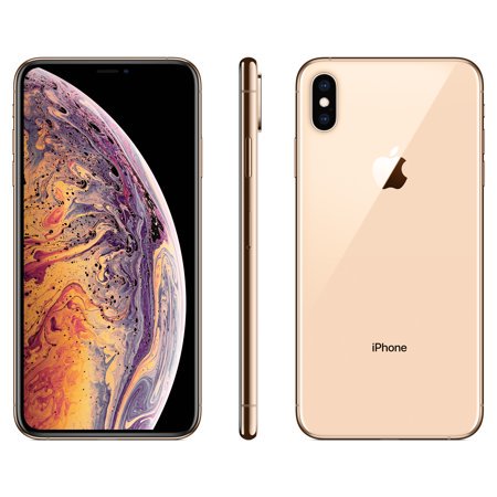 Refurbished Smartphone At T Unlocked Apple Irhone Xs Max 256gb Gold Mt5f2ll A Walmart Com Walmart Com