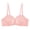 Pink, variant on Wireless Bras for Women Front Close Bra T Back Plus Size Unlined Large Comfortable Seamless Womens Bras