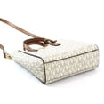 thumbnail image 2 of Michael Michael Kors Women's Sinclair Crossbody Mini Bucket Bag, Vanilla & Acorn Mk Signature, 2 of 5
