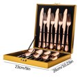thumbnail image 4 of Clearance Kitchen Appliances, Set of Stainless Steel, 16 of Utensils, Including Forks, Spoons and Knives, Mirror Polished Flat Tableware Set, Gift Package Set for Wedding, Christmas, Home Decor, 4 of 4