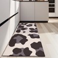 thumbnail image 4 of Beige and Black Of Leopard Print Kitchen Rug Mat,Kitchen Runner Rugs Non Skid Washable,Decorative Kitchen Floor Mats for Kitchen,Sink,Laundry,17"X47", 4 of 5
