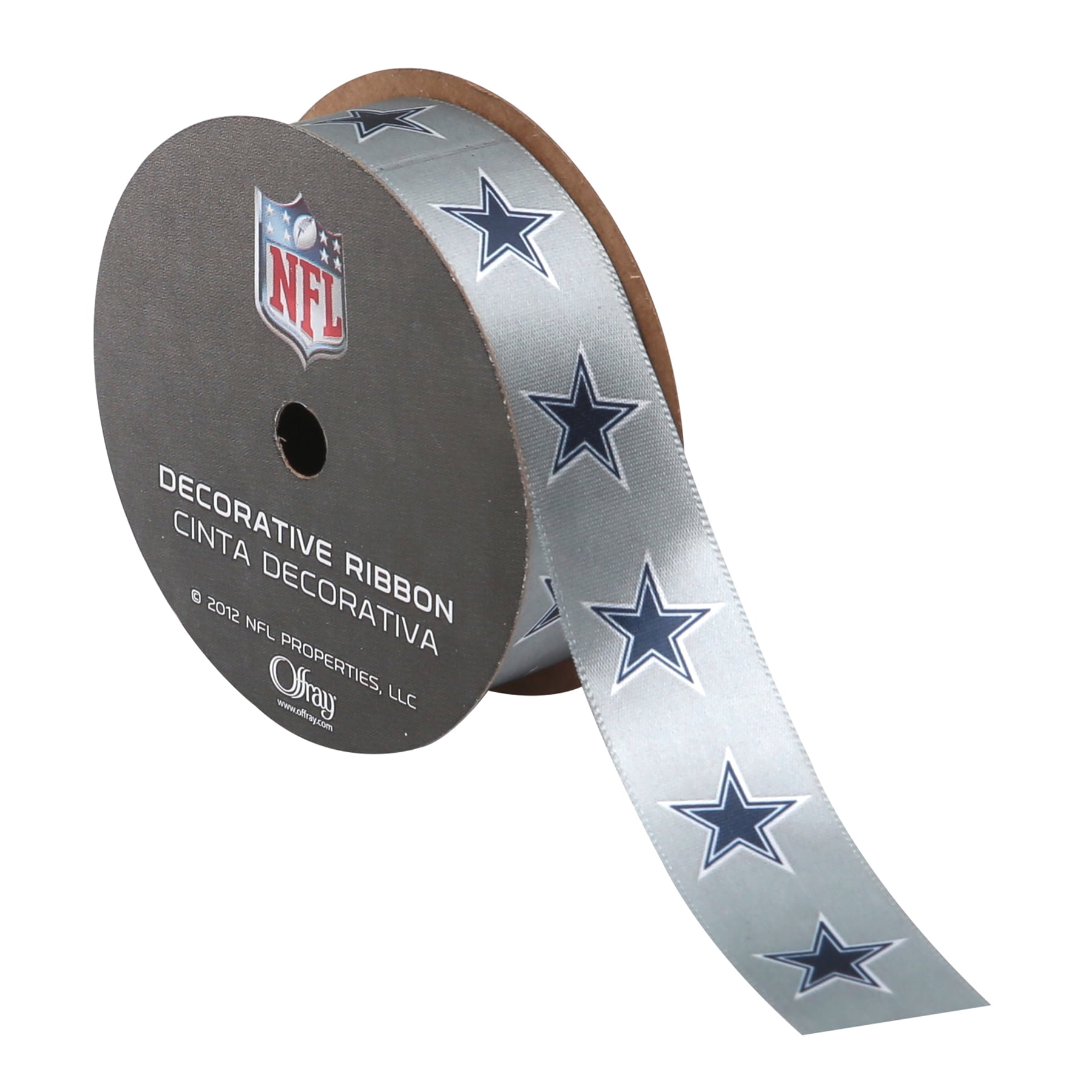 1 Yard of 2 inch Dallas Cowboys grosgrain Ribbon
