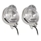 thumbnail image 1 of Par De 2 Faros Auxiliares Cromado C/visera Para Moto Chopper, 1 of 7