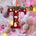 thumbnail image 5 of Dianli Christmas Alphabet Ornaments 26-Piece Set Acrylic Christmas Tree Decorations with Santa Hat Design DIY Personalized Holiday Hanging Pendants for Home Office, 5 of 6