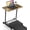 Brown, variant on Treadmill Desk, Mobile Small Standing Desk with Wheels for Walking Pad, Portable Table for Laptop, Rolling Table Adjustable Height, Bedside Table，White