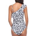 thumbnail image 4 of Trajes De Baño De Un Hombro Para Mujer, Traje De Baño Con Volantes Para Mujer Elegante Para Fiesta En La Piscina, 4 of 6