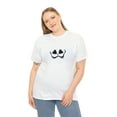 thumbnail image 4 of Funny smiley face graphic tee Cheshire Cat face Unisex Heavy Cotton Tee, 4 of 9