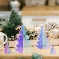 thumbnail image 5 of Merry Christmas Iridescent Xmas Tree Ornament Table Decoration Holiday Party Decoration, 5 of 9