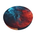 thumbnail image 1 of Balery Red And Blue Fire Fundas de asiento para taburete de bar redondo de tela de terciopelo ajustables que protegen de arañazos y manchas para sillas de 14 a 17 pulgadas.-14 inch, 1 of 7