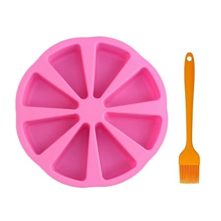 

8 Cavity Baking Mold Silicone Scones Pan Portion Cake Mold DIY Baking Tool For Make Pie Pizza Soap New