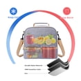 thumbnail image 5 of Lunch Bag for Women-Double Deck Lunch Tote Box Insulated Lunch Cooler for Work, School, Picnic, 5 of 7