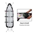thumbnail image 4 of HELLHERO Lotus Flower Night Sky Iron Board Cover with 3 Hook and Loop Fastener Strap Adjustable Fasteners Elastic Edge Home Protective Cover(Not Heat Insulating), 4 of 5