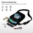thumbnail image 7 of HELLHERO Vintage Ice Cream Truck Crossbody Bags, Leakproof, Travel, Outdoor and Daily Use Polyester 4.33x1.97x7.09, 7 of 7