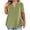 Green Shirts, variant on CAIVO Plus Size Tops Summer Women Fashion V Neck Shirts Casual Comfy Soft Short Sleeve Tunic Blouses Basic Tees Leisure Solid Color Back To School Dailywear