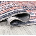 thumbnail image 5 of JONATHAN Y WASHABLE 2 x 8 Runner Rug, Dalyan Geometric Medallions - Terracotta/Navy, WSH101A-28, 5 of 9