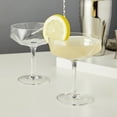 thumbnail image 5 of Viski Faceted Coupes for Cocktails, Martini for Birthday Party 7oz Set of 2, 5 of 6