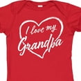 thumbnail image 4 of Inktastic I Love My Grandpa in White Chalk Heart Boys or Girls Baby Bodysuit, 4 of 5