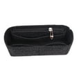 thumbnail image 1 of Organizador de bolsos Insertar bolsa de maquillaje Organizador de bolsas de fieltro para bolsas de axilas Tote 16cmx5cmx8cm, 1 of 8