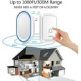 thumbnail image 4 of Wireless Doorbell, Waterproof Doorbell with LED Flash 1000 Feet Operating Range,58 Melodies, 4 Level Volume Doorbell - White, 4 of 7