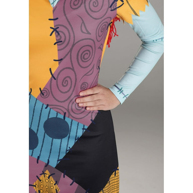 Adult Deluxe Nightmare Before Christmas Sally Costume | Adult | Womens | XL | Green/Purple | FUN Costumes