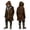 Brown, variant on Gyexs Kids Boys Christian Hoodies Open Front Lightweight Jackets Thermal Outerwear Coats Brown 14-15 Years