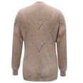 thumbnail image 4 of DuoJiaJ Sweaters for Women Pullover Lightweight Hallow Out Knit Sweater Casual Crewneck Fall Sweater Tops Yellow S, 4 of 4