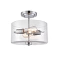thumbnail image 3 of Millennium Lighting - Verlana - 2 Light Semi-Flush Mount-10 Inch Tall and 11, 3 of 8